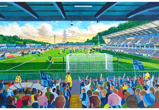 Adams Park Stadium Fine Art Canvas - Wycombe Wanderers FC Adams Park Stadium Fine Art Canvas - Wycombe Wanderers FC